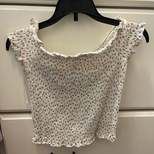 American eagle off the shoulder top